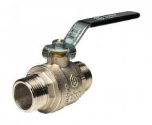 Кран шаровой полнопроходной STOUT - 1"1/4 (НР/НР, PN40, Tmax 150°С, ручка-рычаг черная) SVB-0005-000032