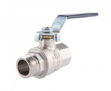Кран шаровой полнопроходной STOUT - 1/2" (НР/ВР, PN40, Tmax 150°С, ручка-рычаг черная) SVB-0003-000015